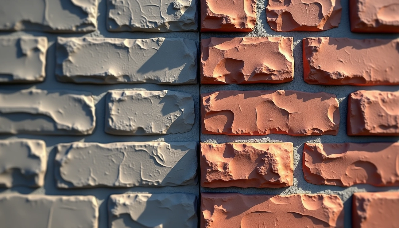 Brick wall texture showing detailed surface variations - perfect example of normal and bump mapping in real life